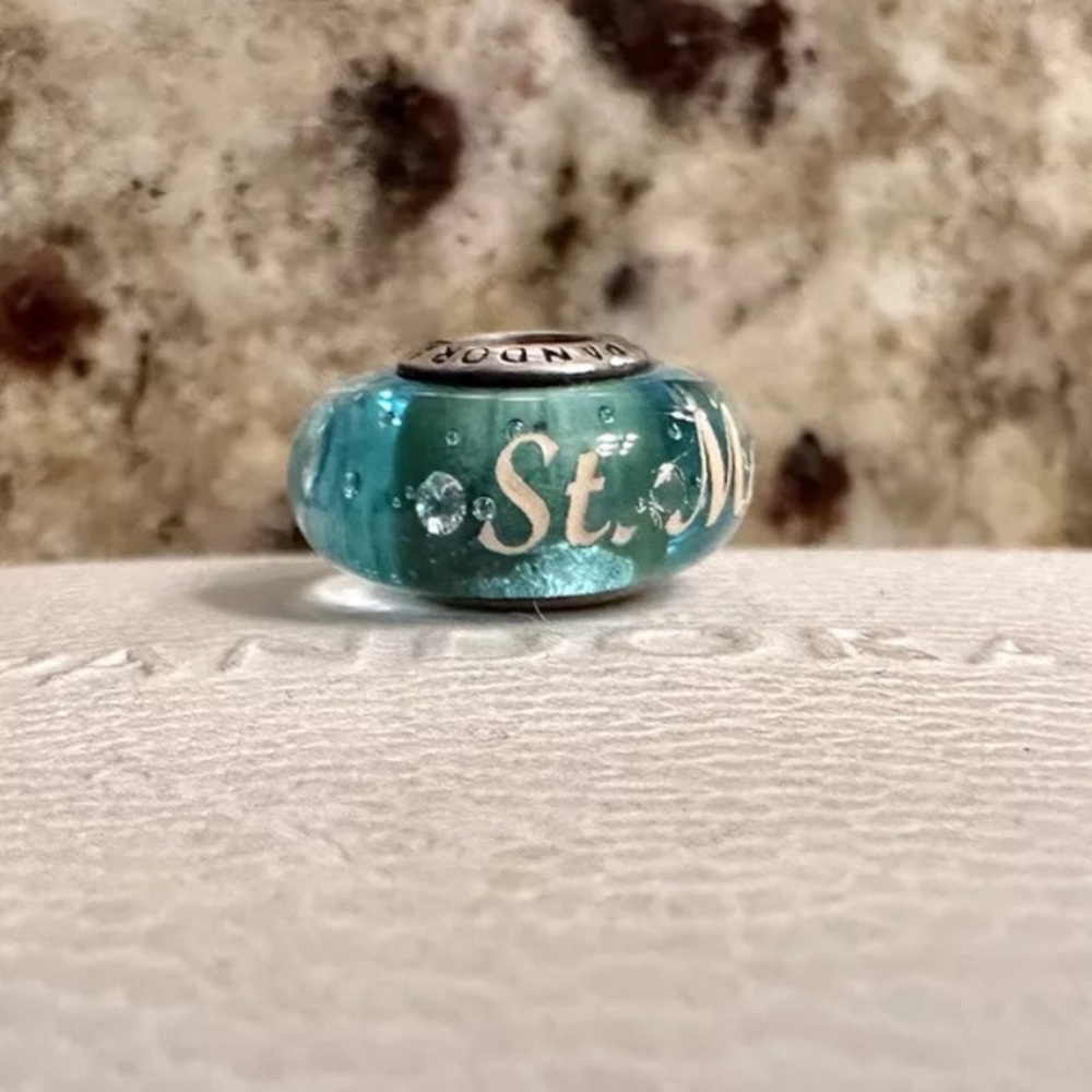 Pandora Authentic St. Maarten Exclusive Murano Ch… - image 3